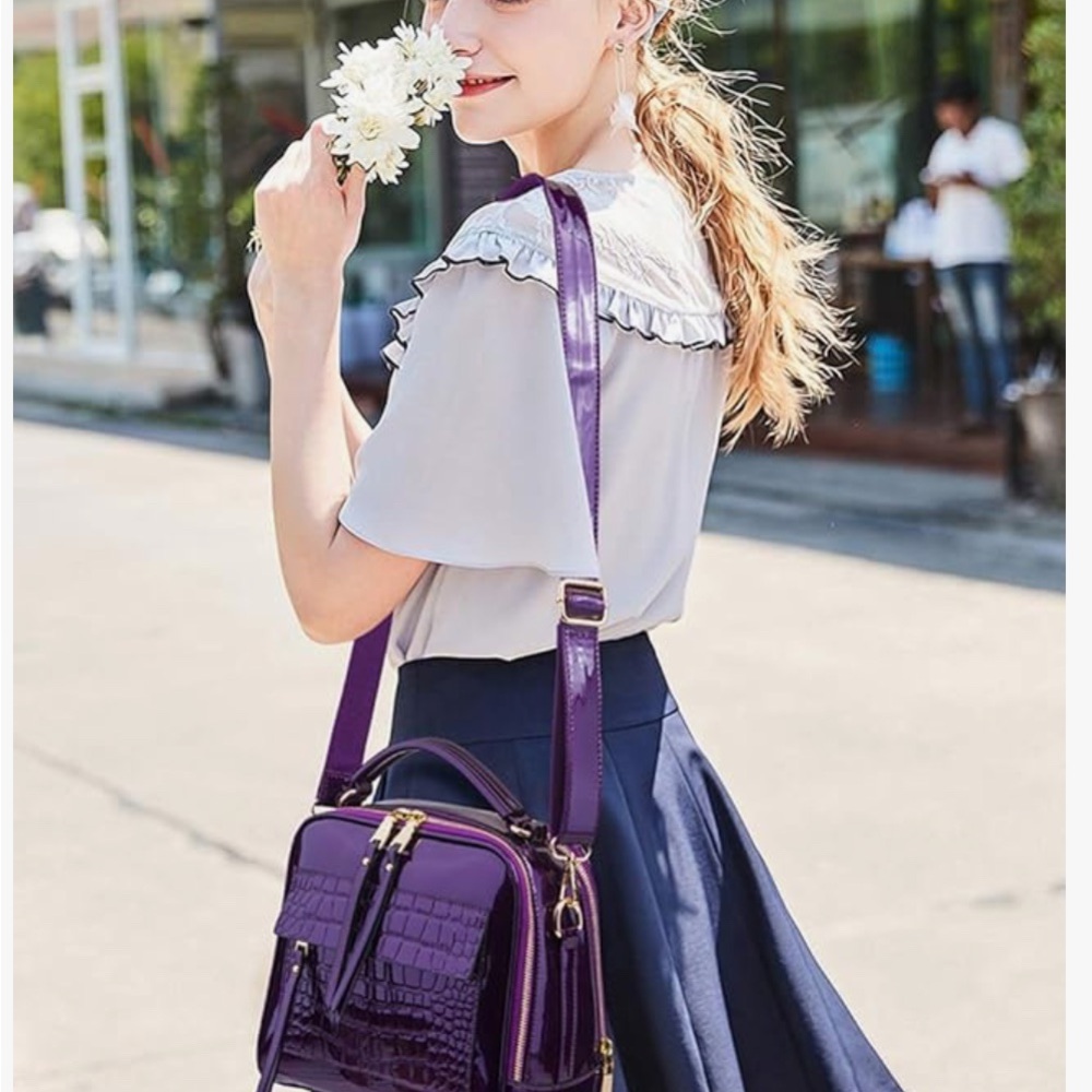 Elegant Purple Women's Bag